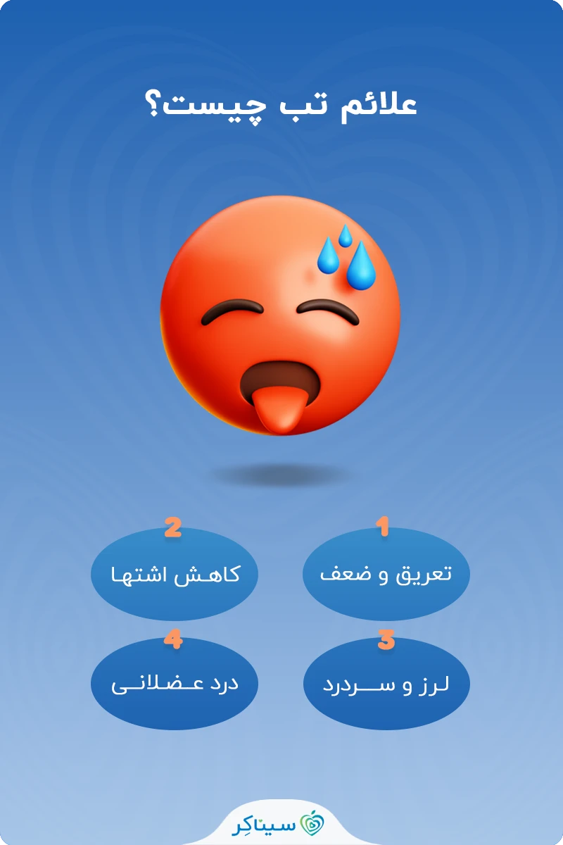 نشانه های تب چیست؟