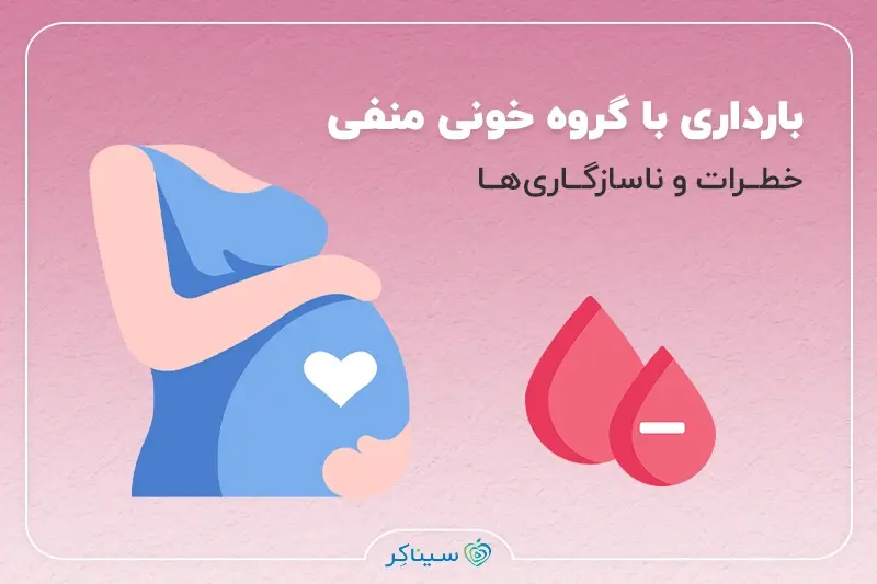 خطرات بارداری با گروه خونی منفی