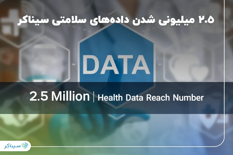 به بیش از 2.5 میلیون رسیدن داده‌های سلامتی سیناکر
