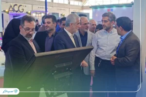 حضور معاون وزیر و مدیرکل تجهیزات پزشکی در غرفه کامیاب طب نوین