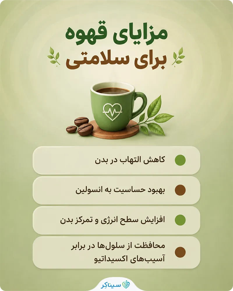 بررسی مزایای قهوه برای سلامتی